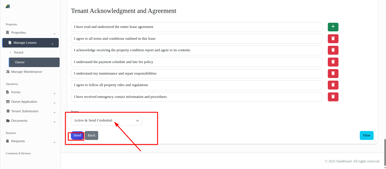Owner Account Create